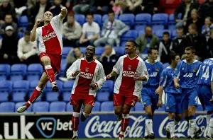 Images Dated 23rd October 2004: Eddie Johnson's Shocking Goal: Coventry City Upsets Wigan Athletic at JJB Stadium (October 23)