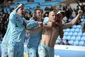 14-02-2012 V Leeds United, Ricoh Arena Prints: Euphoric Double: Gary McSheffrey's Brace - Coventry City's Unforgettable Victory Against Leeds United