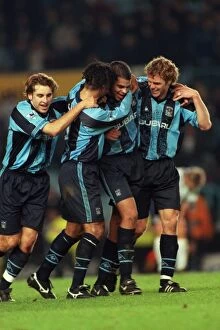 Action from 90s Collection: FA Carling Premiership - Coventry City v Tottenham Hotspur