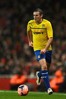 Images Dated 2014 January: FA Cup: Blair Adams of Coventry City Faces Arsenal at Emirates Stadium (Round 4, 2014)