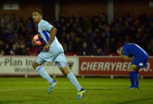 Images Dated 2013: The FA Cup with Budweiser - First Round - AFC Wimbledon v Coventry City - The Cherry Red Records Stadium