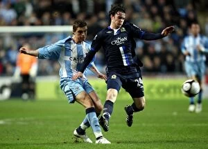 Images Dated 24th February 2009: FA Cup: Coventry City vs. Blackburn Rovers Showdown - Henderson vs. Treacy
