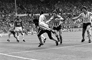 Classic Match Prints: FA Cup Final: Coventry City's Dave Bennett Scores First Equalizer Against Tottenham Hotspur at Wembley