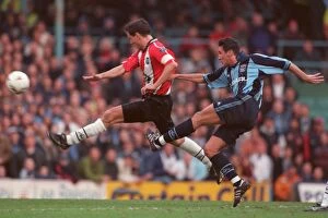 Action from 90s Gallery: FA Cup Quarter Final - Coventry City v Sheffield United