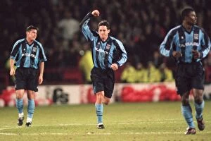 Action from 90s Collection: FA Cup - QF Replay - Sheffield United v Coventry City