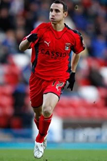 05-01-2008 v Blackburn Rovers Collection: FA Cup Third Round: Michael Misfud of Coventry City at Ewood Park Against Blackburn Rovers