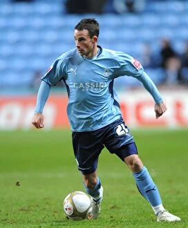 Images Dated 12th January 2010: FA Cup Third Round Replay: Coventry City vs Portsmouth - Michael McIndoe at Ricoh Arena