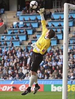 Images Dated 7th March 2009: FA Cup Sixth Round Thriller: Keiren Westwood's Dramatic Save vs. Chelsea (Coventry City vs)