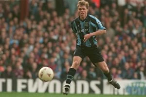 Images Dated 14th February 1998: Fifth Round FA Cup Clash: Aston Villa vs. Coventry City - Trond Soltvedt in Action
