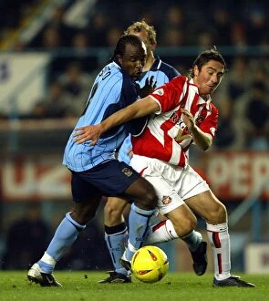 Images Dated 8th December 2003: A Fight for Supremacy: Coventry City vs. Sunderland - Intense Rivalry on the Division One Field