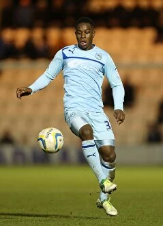Images Dated 20th November 2012: Franck Moussa Scores for Coventry City in Npower League One Clash vs Colchester United at Weston
