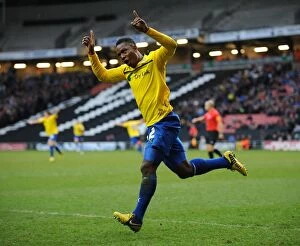 Milton Keynes Dons v Coventry City : StadiumMK : 29-12-2012 Collection: Franck Moussa Scores First Goal for Coventry City in Npower League One Match against Milton Keynes