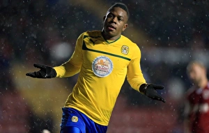 Images Dated 2014 February: Franck Moussa Scores Opening Goal: Coventry City's Triumph at Ashton Gate (Sky Bet League One)