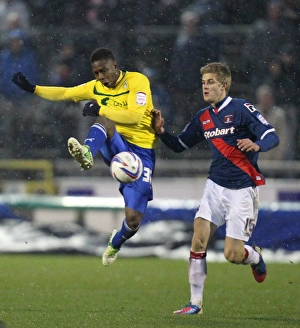 Franck Moussa's Aerial Mastery: Coventry City vs Carlisle United (Brunton Park, 13-01-2013)