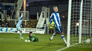 Images Dated 2012 November: Franck Moussa's Fourth Goal: Coventry City Thrashing Hartlepool United (November 17)
