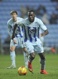 Images Dated 2014 November: Frank Nouble's Determined Performance: Coventry City vs Walsall (Sky Bet League One) at Ricoh Arena