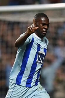 Images Dated 5th September 2014: Frank Nouble's Opener: Coventry City's Victory over Gillingham in Sky Bet League One