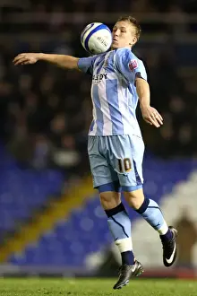 Images Dated 2008: Freddy Eastwood Scores for Coventry City against Birmingham City in Championship Match at St