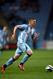 Images Dated 2008 August: Freddy Eastwood's Goal: Coventry City vs Aldershot Town in Carling Cup Round 1 at Ricoh Arena (13-08-2008)