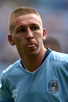 09-08-2009 v Ipswich Town Collection: Freddy Eastwood's Stunning Goal: Coventry City vs Ipswich Town in Championship Action at Ricoh