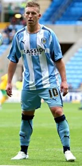 Images Dated 9th August 2008: Freddy Eastwood's Thrilling Goal: Coventry City vs. Norwich City