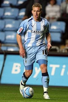 Images Dated 21st October 2008: Freddy Eastwood's Thrilling Goal: Coventry City vs Burnley, Championship 2008 (Ricoh Arena)