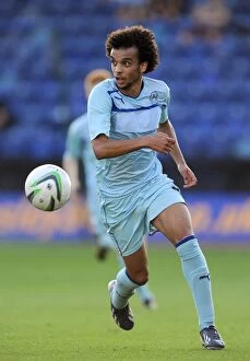 Friendly : Mansfield Town v Coventry City : Field Mill : 26-07-2013 Collection: Friendly Shines: Fabio Martins Standout Performance at Mansfield Town's Field Mill (26-07-2013)