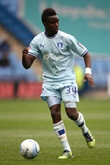 Images Dated 7th April 2012: Gael Bigirimana in Action: Coventry City vs. Peterborough United, Npower Championship (07-04-2012)
