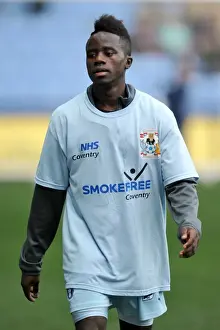 Images Dated 2011 December: Gael Bigirimana in Action for Coventry City vs Brighton & Hove Albion