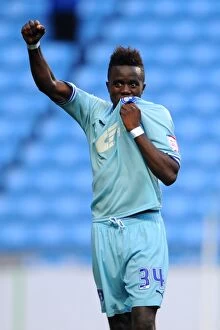 Images Dated 10th September 2011: Gael Bigirimana's Triumph: Coventry City FC Wins Against Derby County in Npower Championship