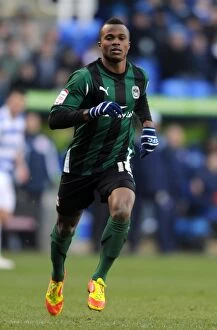 Images Dated 11th February 2012: Game-Winning Goal: Alex Nimely Strikes for Coventry City at Madejski Stadium (February 11, 2012)
