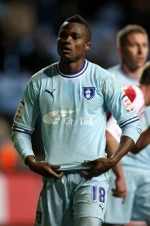 Images Dated 21st January 2012: Game-Winning Goal: Alex Nimely Stuns Middlesbrough at Coventry City (Npower Championship)