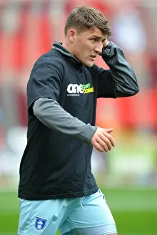 Gary Deegan of Coventry City in Community Shirt for One-Game Stint vs Doncaster Rovers (Npower Championship, 29-10-2011)