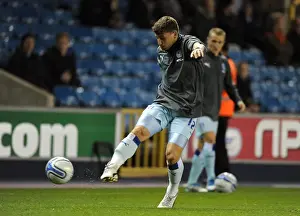 Images Dated 1st November 2011: Gary Deegan of Coventry City Gears Up for Npower Championship Battle against Millwall at The Den