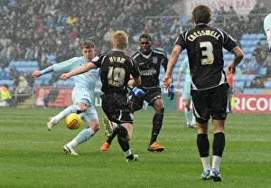 04-02-2012 V Ipswich, Ricoh Arena Prints: Gary Deegan Scores Coventry City's Second Goal Against Ipswich in Championship Match (04-02-2012)