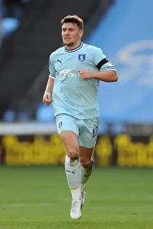 Images Dated 15th October 2011: Gary Deegan vs Nottingham Forest: Npower Championship Showdown at Ricoh Arena (15-10-2011)