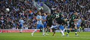 Images Dated 26th November 2011: Gary Gardner Scores First Goal for Coventry City Against Brighton and Hove Albion