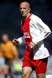 Images Dated 2005: Gary McAllister Leads Coventry City Against Wolverhampton in Pre-Season Friendly at Highfield Road (02-08-2003)