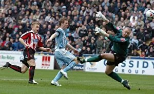 11-03-2006 v Sheffield United Collection: Gary McSheffery Scores for Coventry City Against Sheffield United in Coca-Cola Championship