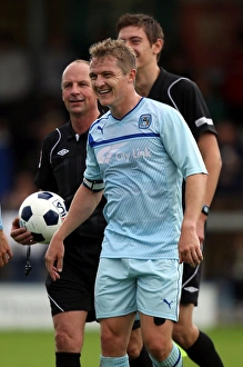 Images Dated 14th July 2012: Gary McSheffrey in Action for Coventry City during Pre-Season Friendly against Hinckley United at De Montfort Park