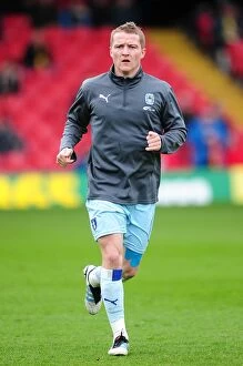 Images Dated 17th March 2012: Gary McSheffrey in Action: Coventry City vs. Watford, Npower Championship (17-03-2012)