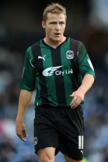 Carling Cup Prints: Gary McSheffrey Celebrates Coventry City's Carling Cup Upset over Bury (09-08-2011)