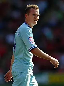 Images Dated 1st October 2011: Gary McSheffrey of Coventry City in Action against Barnsley at Oakwell Stadium during the Npower Football League