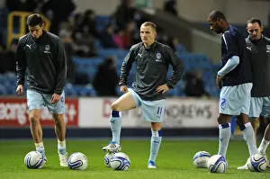 Images Dated 1st November 2011: Gary McSheffrey of Coventry City Gears Up for Npower Championship Battle against Millwall at The Den
