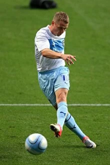 Images Dated 4th September 2012: Gary McSheffrey Gears Up for Johnstones Paint Trophy Showdown against Burton Albion at Ricoh Arena