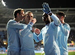 14-02-2012 V Leeds United, Ricoh Arena Prints: Gary McSheffrey Scores the Opener: Coventry City vs