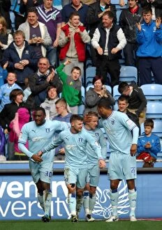 Images Dated 10th March 2012: Gary McSheffrey Scores the Opener: Coventry City vs. Birmingham City in Championship Action at