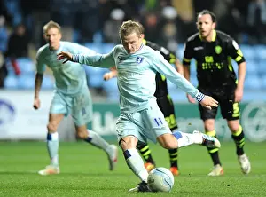 14-02-2012 V Leeds United, Ricoh Arena Prints: Gary McSheffrey Scores Penalty for Coventry City against Leeds United (Npower Championship)