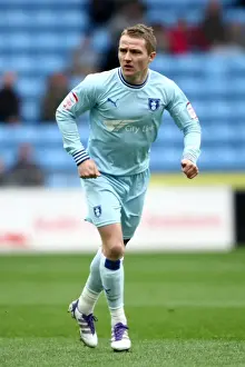 Images Dated 2012 April: Gary McSheffrey Scores the Winning Goal for Coventry City Against Peterborough United at Ricoh Arena (07-04-2012)