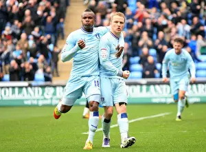 07-04-2012 V Peterborough United, Ricoh Arena Prints: Gary McSheffrey's Penalty Goal Celebration: Coventry City vs